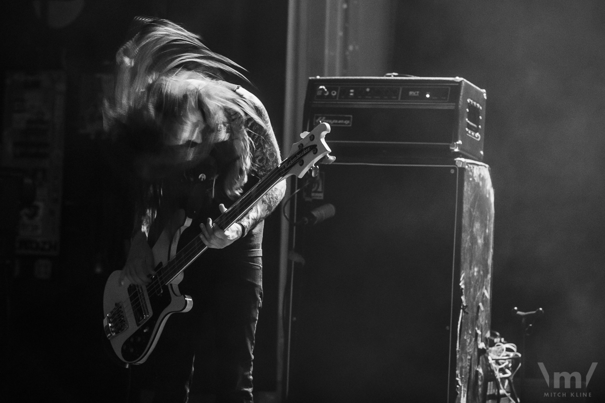 Parker Chandler, Windhand, June 22, 2022, Bluebird Theater, Denver, CO. Photo by Mitch Kline.