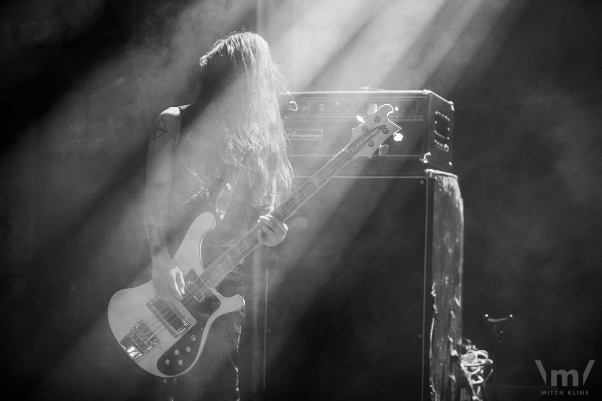 Parker Chandler, Windhand, June 22, 2022, Bluebird Theater, Denver, CO. Photo by Mitch Kline.