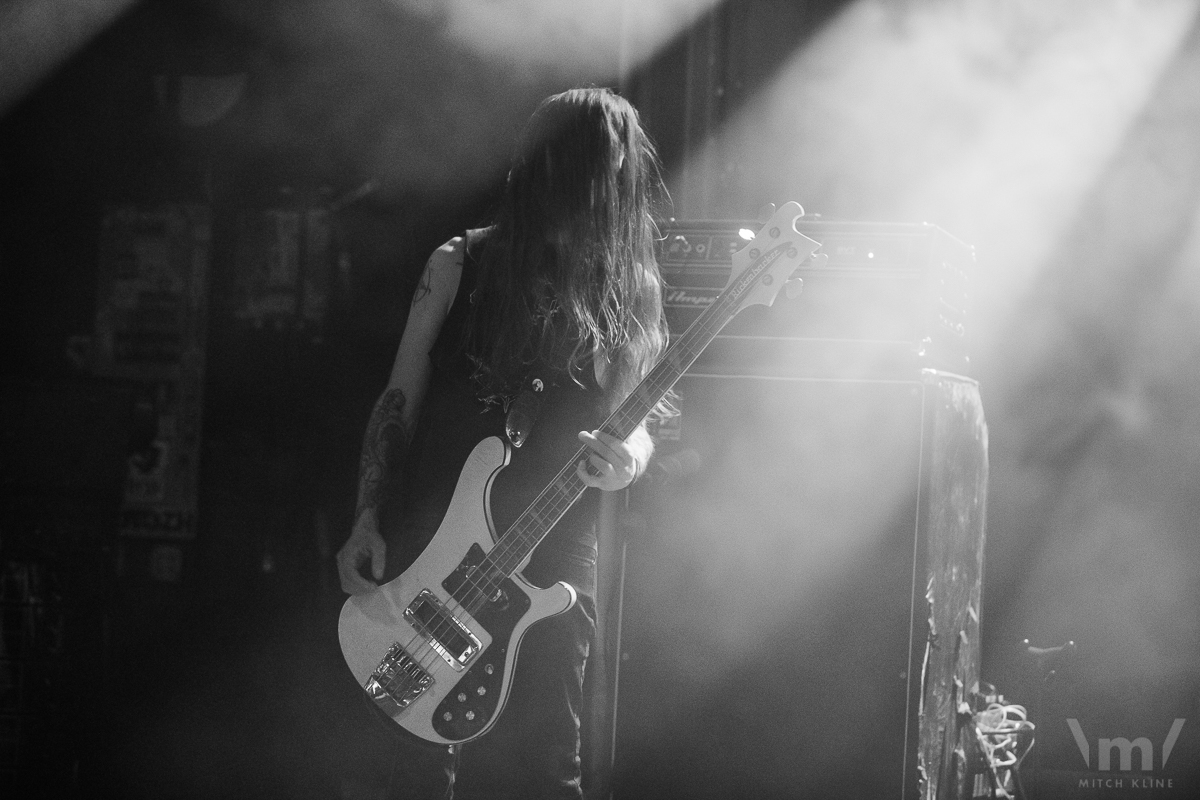 Parker Chandler, Windhand, June 22, 2022, Bluebird Theater, Denver, CO. Photo by Mitch Kline.