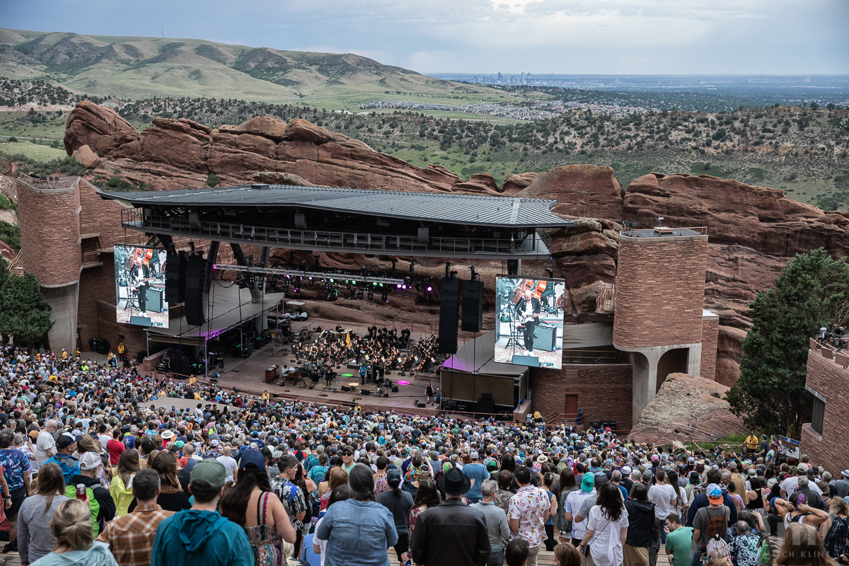 Jerry Garcia Symphonic Celebration, June 29, 2022, Red Rocks Amphitheatre, Morrison, CO. Photo by Mitch Kline.