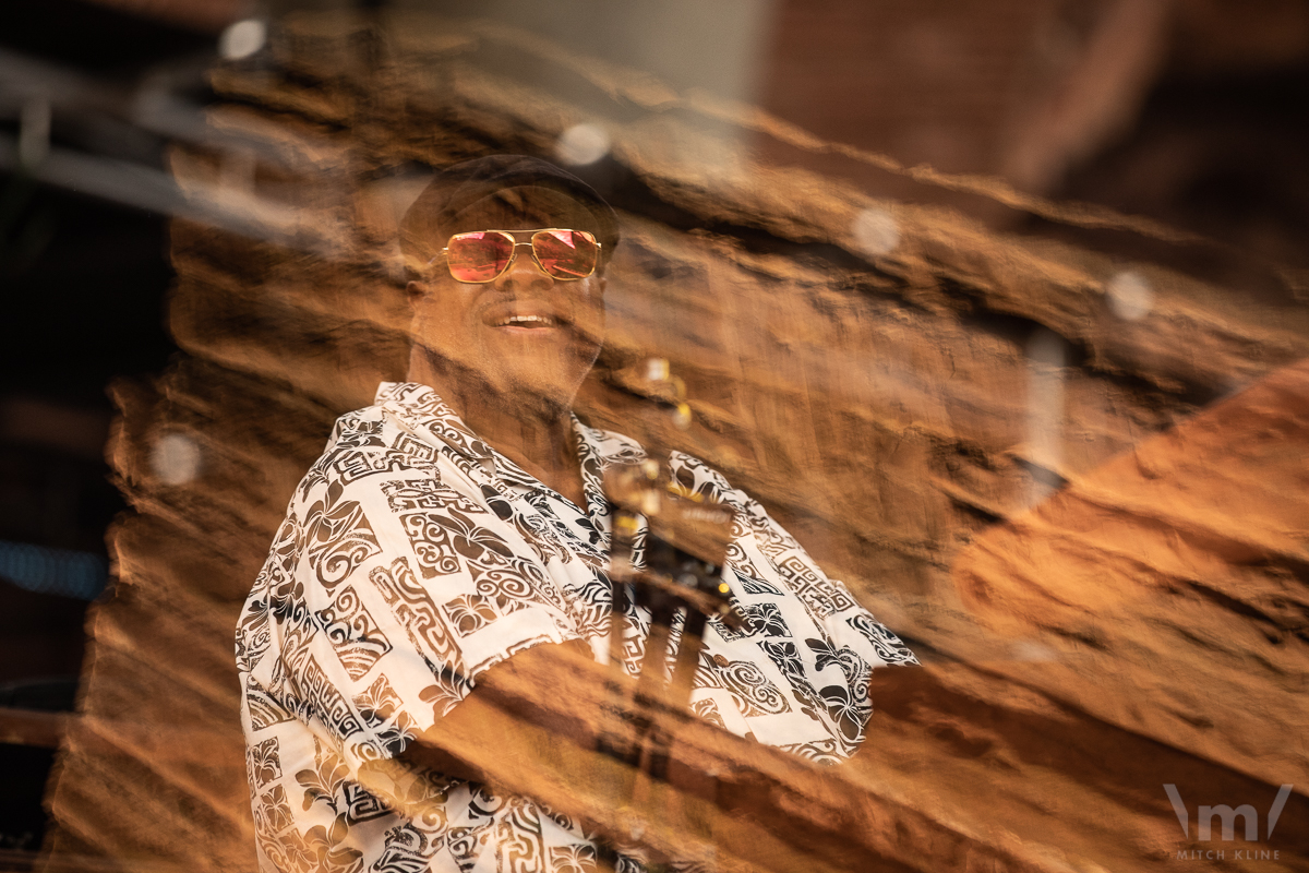 Melvin Seals, Jerry Garcia Symphonic Celebration, June 29, 2022, Red Rocks Amphitheatre, Morrison, CO. Photo by Mitch Kline.