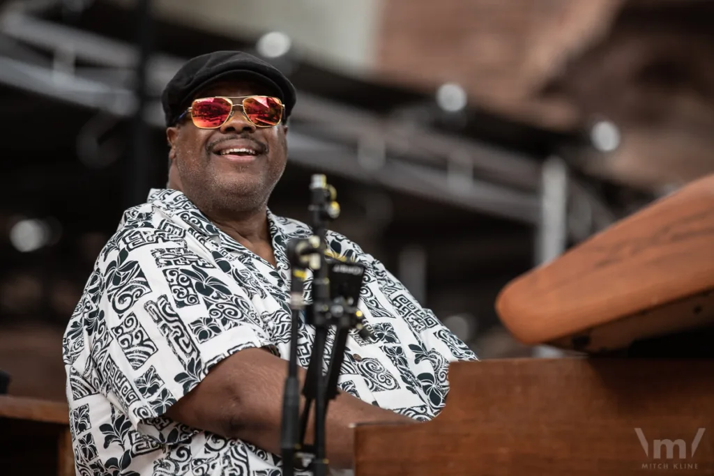 Melvin Seals, Jerry Garcia Symphonic Celebration, June 29, 2022, Red Rocks Amphitheatre, Morrison, CO. Photo by Mitch Kline.
