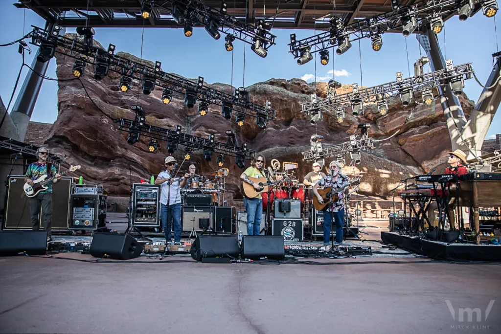 The String Cheese Incident with Billy Strings, July 17, 2022, Red Rocks Amphitheatre, Morrison, CO. Photo by Mitch Kline.