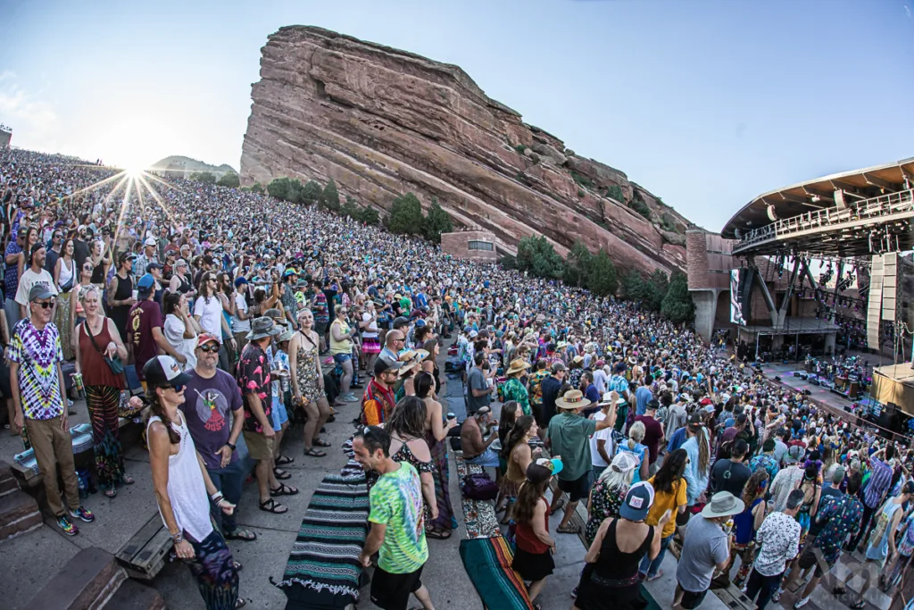 The String Cheese Incident with Billy Strings, July 17, 2022, Red Rocks Amphitheatre, Morrison, CO. Photo by Mitch Kline.