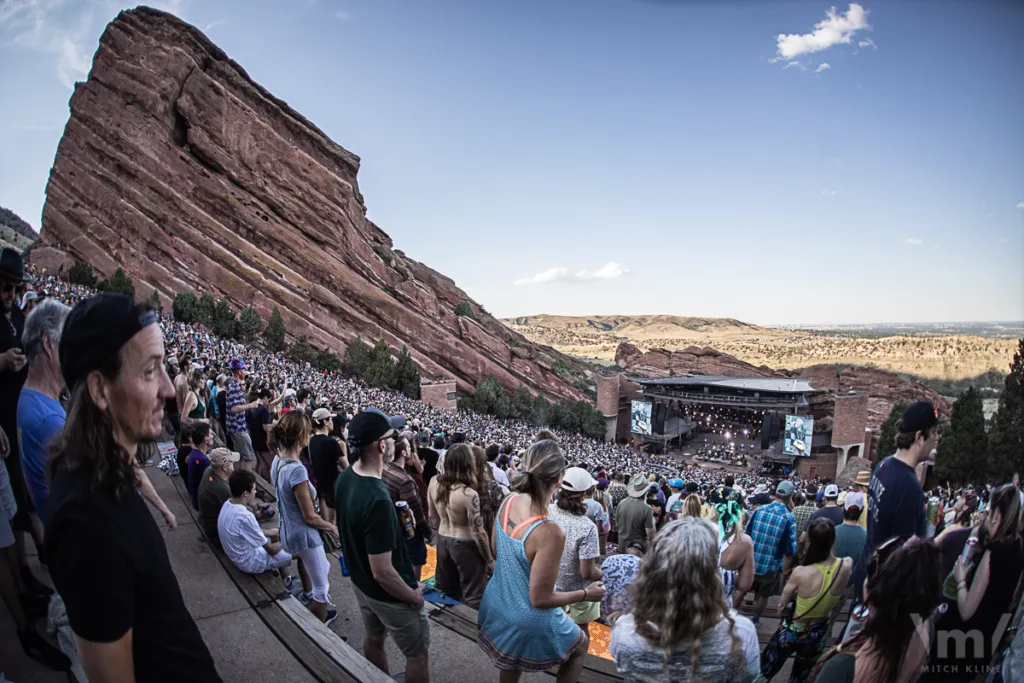 The String Cheese Incident with Billy Strings, July 17, 2022, Red Rocks Amphitheatre, Morrison, CO. Photo by Mitch Kline.