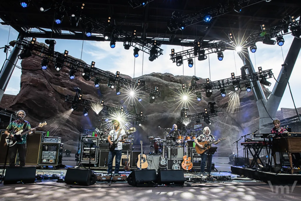 The String Cheese Incident with Billy Strings, July 17, 2022, Red Rocks Amphitheatre, Morrison, CO. Photo by Mitch Kline.