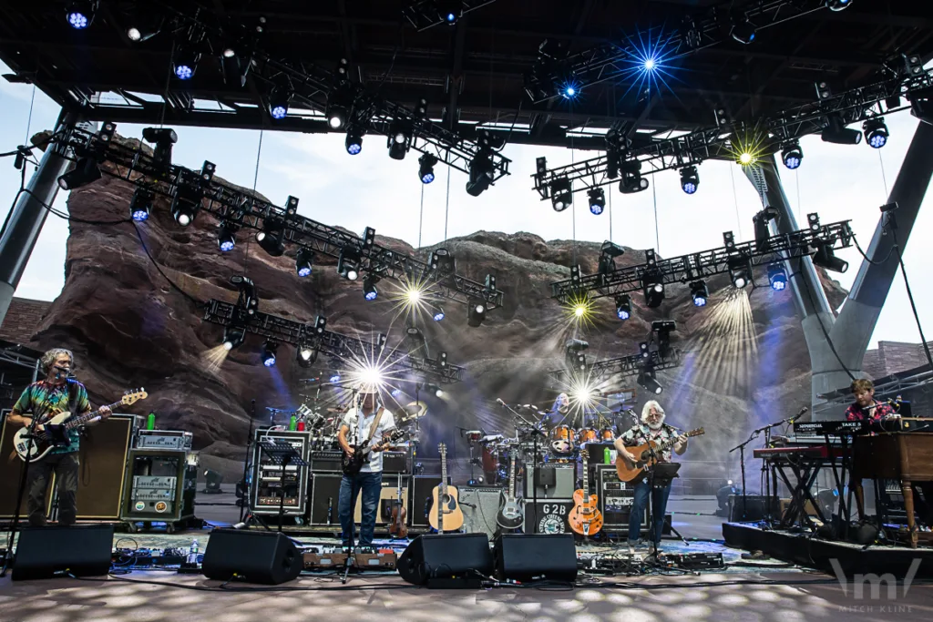 The String Cheese Incident with Billy Strings, July 17, 2022, Red Rocks Amphitheatre, Morrison, CO. Photo by Mitch Kline.
