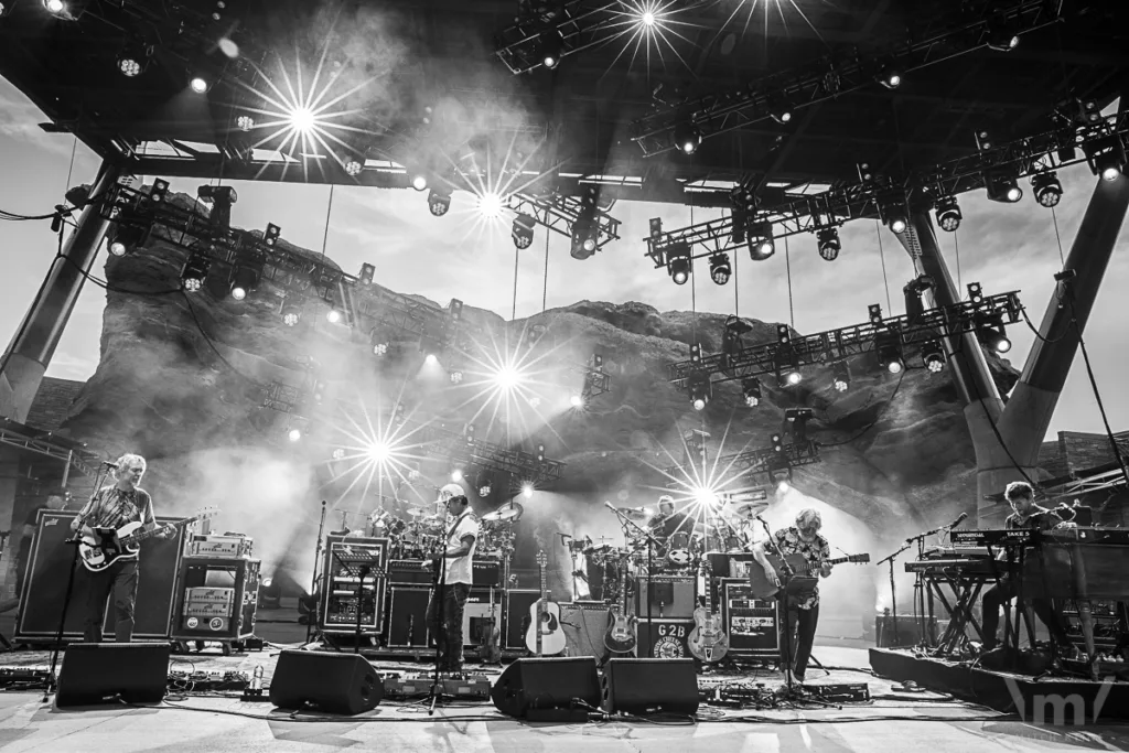 The String Cheese Incident with Billy Strings, July 17, 2022, Red Rocks Amphitheatre, Morrison, CO. Photo by Mitch Kline.