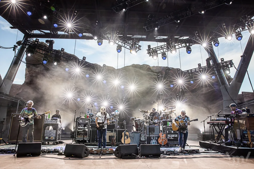 The String Cheese Incident with Billy Strings, July 17, 2022, Red Rocks Amphitheatre, Morrison, CO. Photo by Mitch Kline.