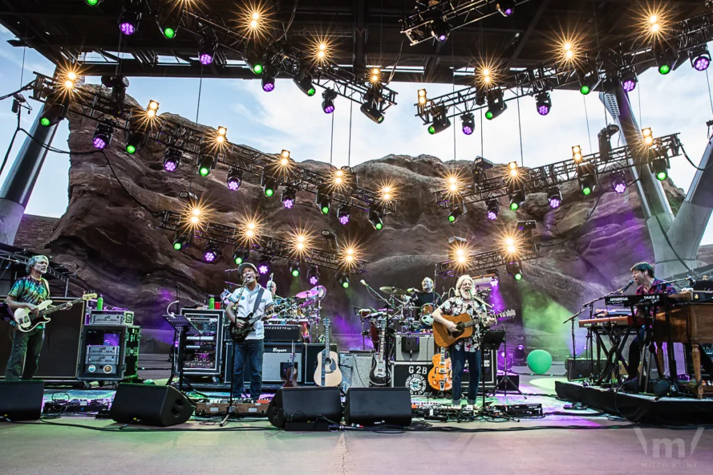 The String Cheese Incident with Billy Strings, July 17, 2022, Red Rocks Amphitheatre, Morrison, CO. Photo by Mitch Kline.