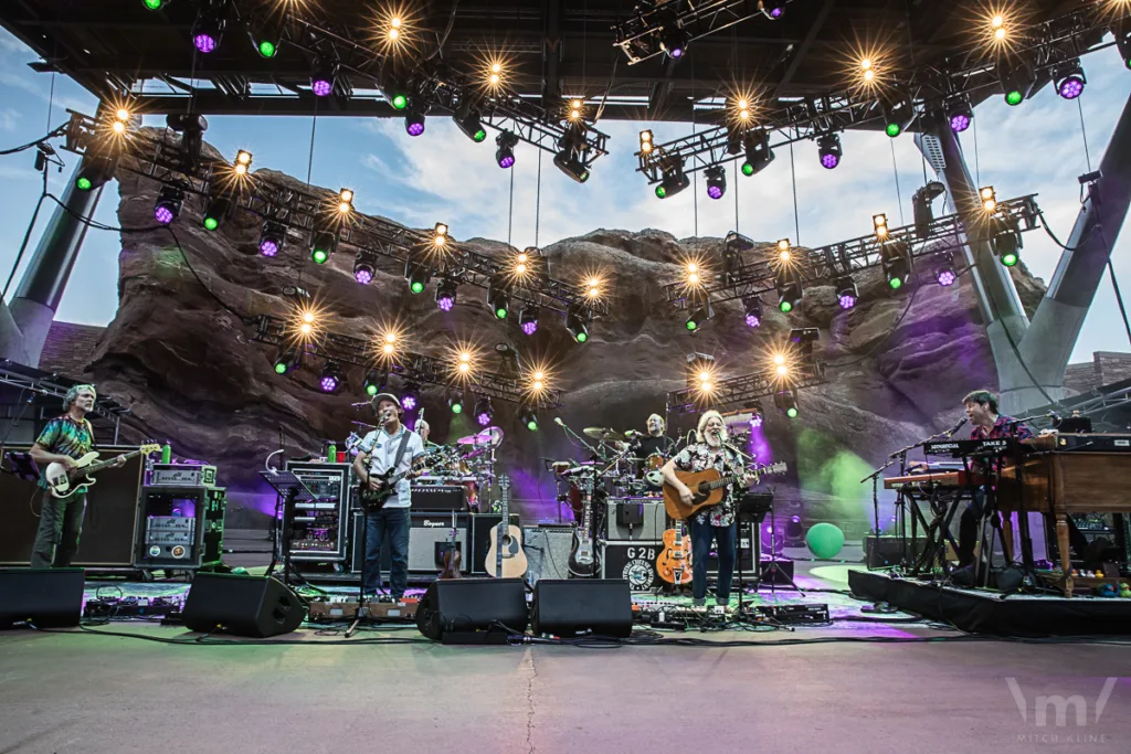 The String Cheese Incident with Billy Strings, July 17, 2022, Red Rocks Amphitheatre, Morrison, CO. Photo by Mitch Kline.