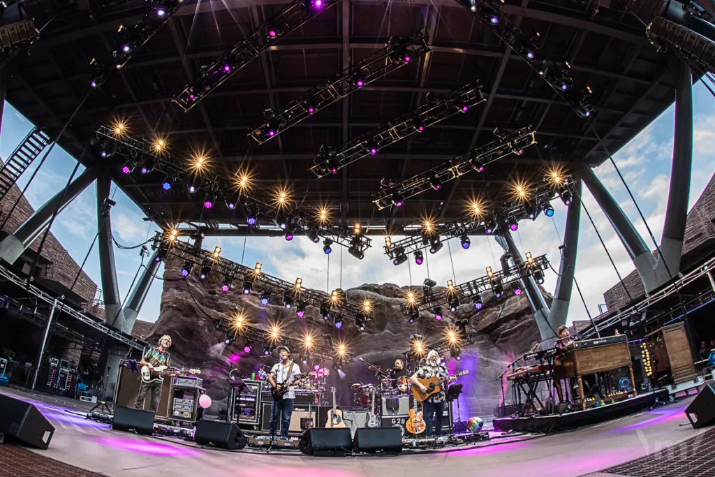 The String Cheese Incident with Billy Strings, July 17, 2022, Red Rocks Amphitheatre, Morrison, CO. Photo by Mitch Kline.