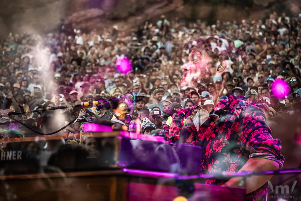 The String Cheese Incident with Billy Strings, July 17, 2022, Red Rocks Amphitheatre, Morrison, CO. Photo by Mitch Kline.