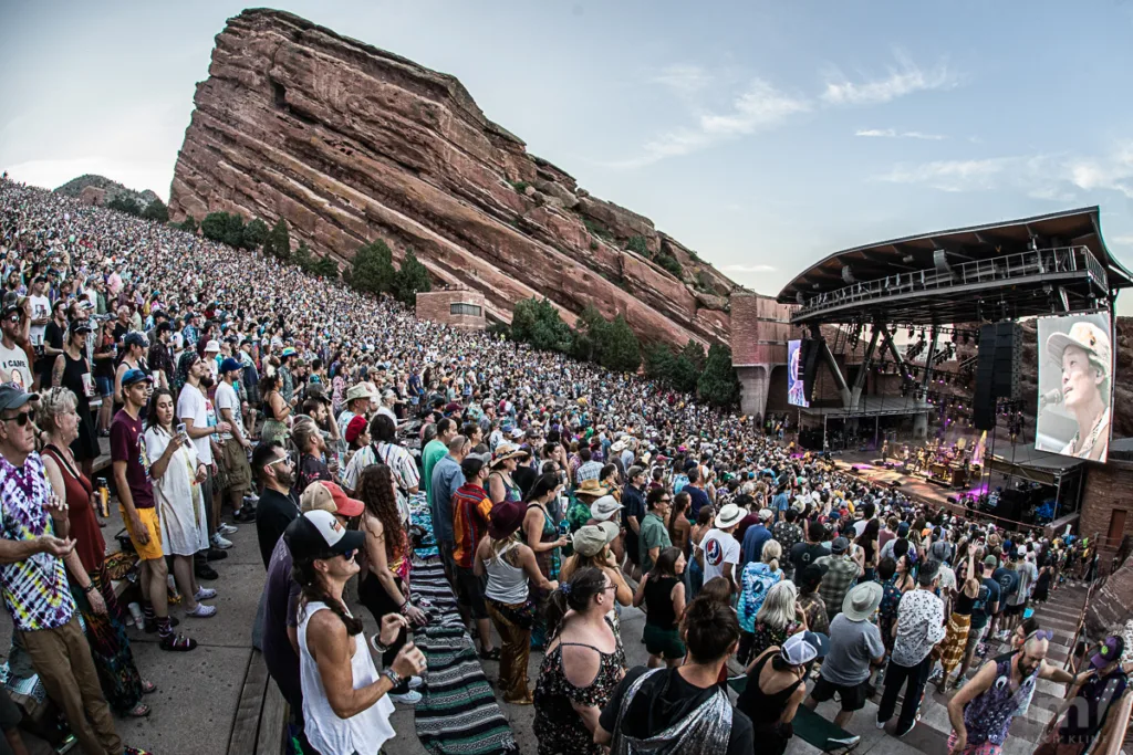 The String Cheese Incident with Billy Strings, July 17, 2022, Red Rocks Amphitheatre, Morrison, CO. Photo by Mitch Kline.