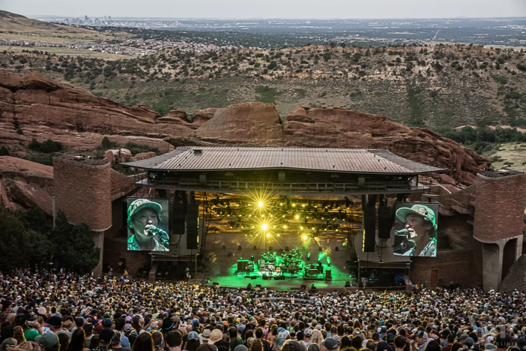 The String Cheese Incident with Billy Strings, July 17, 2022, Red Rocks Amphitheatre, Morrison, CO. Photo by Mitch Kline.