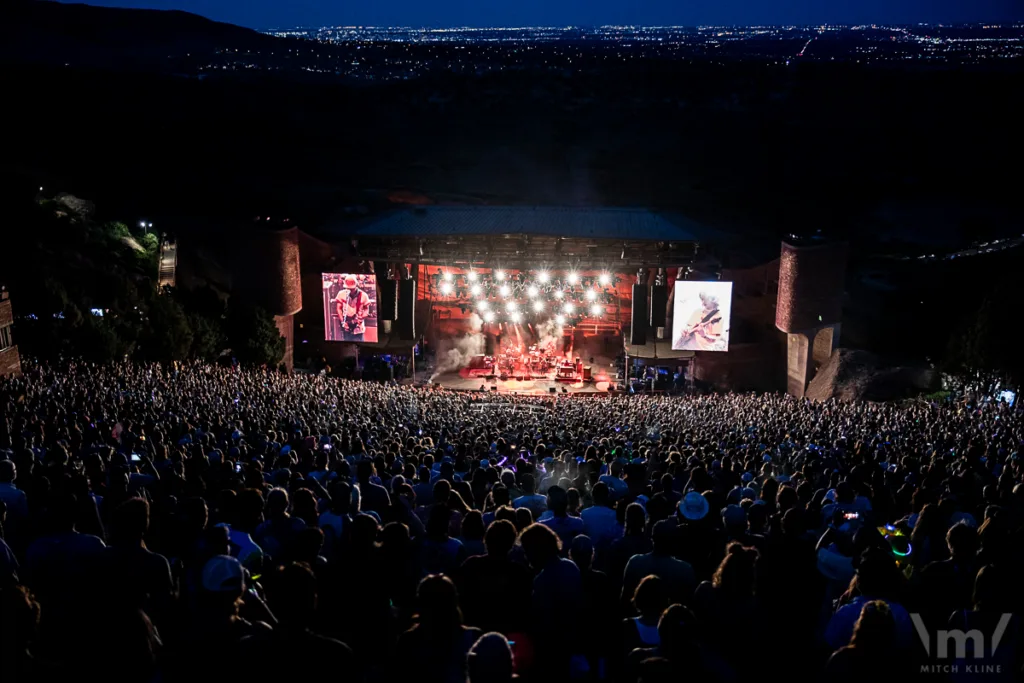 The String Cheese Incident with Billy Strings, July 17, 2022, Red Rocks Amphitheatre, Morrison, CO. Photo by Mitch Kline.