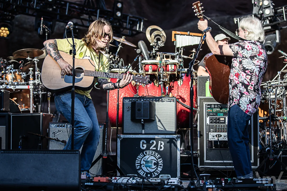 The String Cheese Incident with Billy Strings, July 17, 2022, Red Rocks Amphitheatre, Morrison, CO. Photo by Mitch Kline.