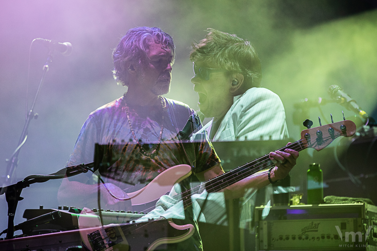 Keith Moseley and Kyle Hollingsworth, The String Cheese Incident with Billy Strings, July 17, 2022, Red Rocks Amphitheatre, Morrison, CO. Photo by Mitch Kline.