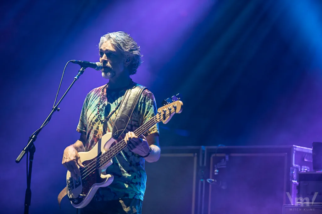 Keith Moseley, The String Cheese Incident with Billy Strings, July 17, 2022, Red Rocks Amphitheatre, Morrison, CO. Photo by Mitch Kline.