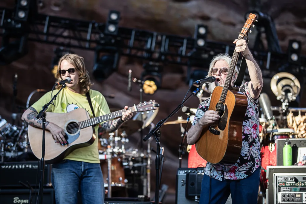 The String Cheese Incident with Billy Strings, July 17, 2022, Red Rocks Amphitheatre, Morrison, CO. Photo by Mitch Kline.