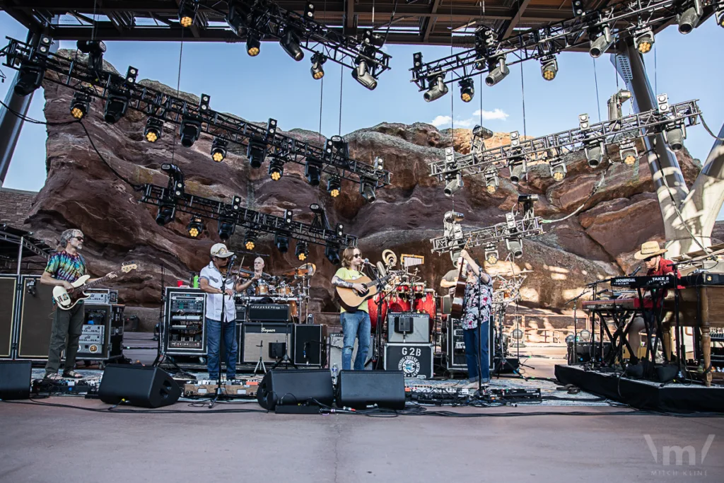 The String Cheese Incident with Billy Strings, July 17, 2022, Red Rocks Amphitheatre, Morrison, CO. Photo by Mitch Kline.