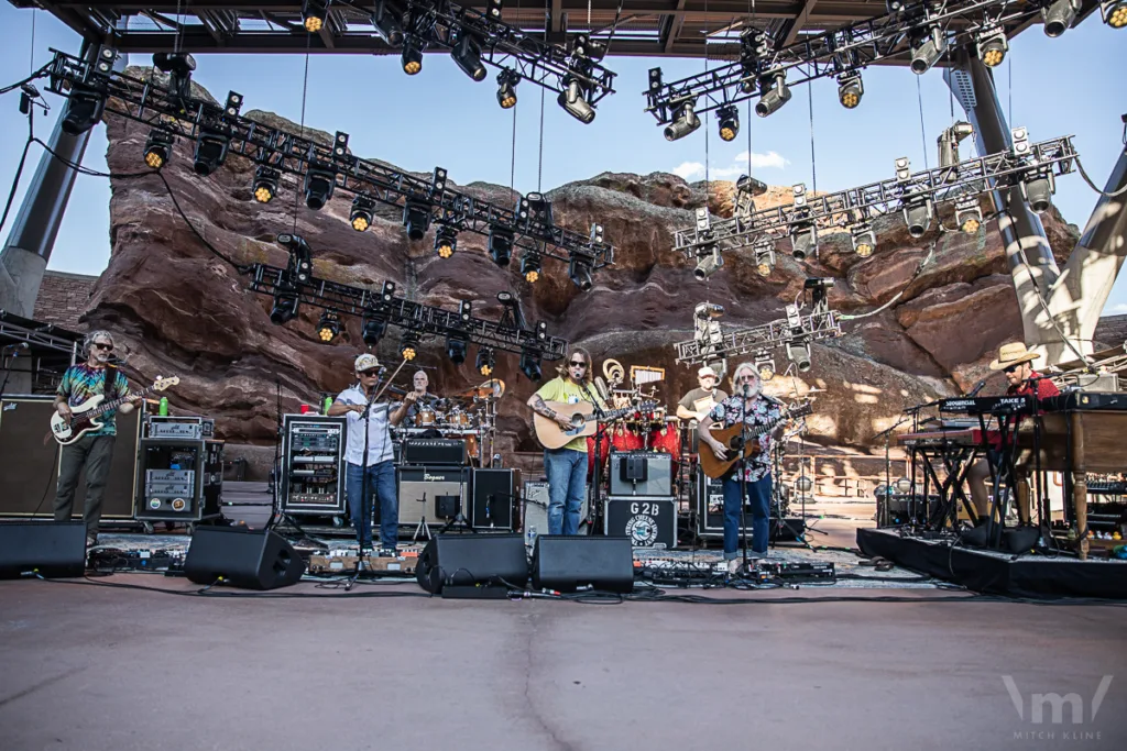 The String Cheese Incident with Billy Strings, July 17, 2022, Red Rocks Amphitheatre, Morrison, CO. Photo by Mitch Kline.