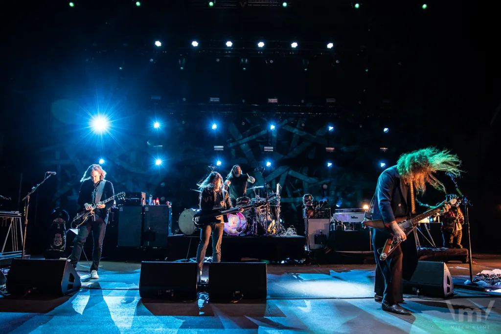 Jim James, My Morning Jacket, Aug 26, 2022, Red Rocks Amphitheatre, Morrison, CO. Photo by Mitch Kline.