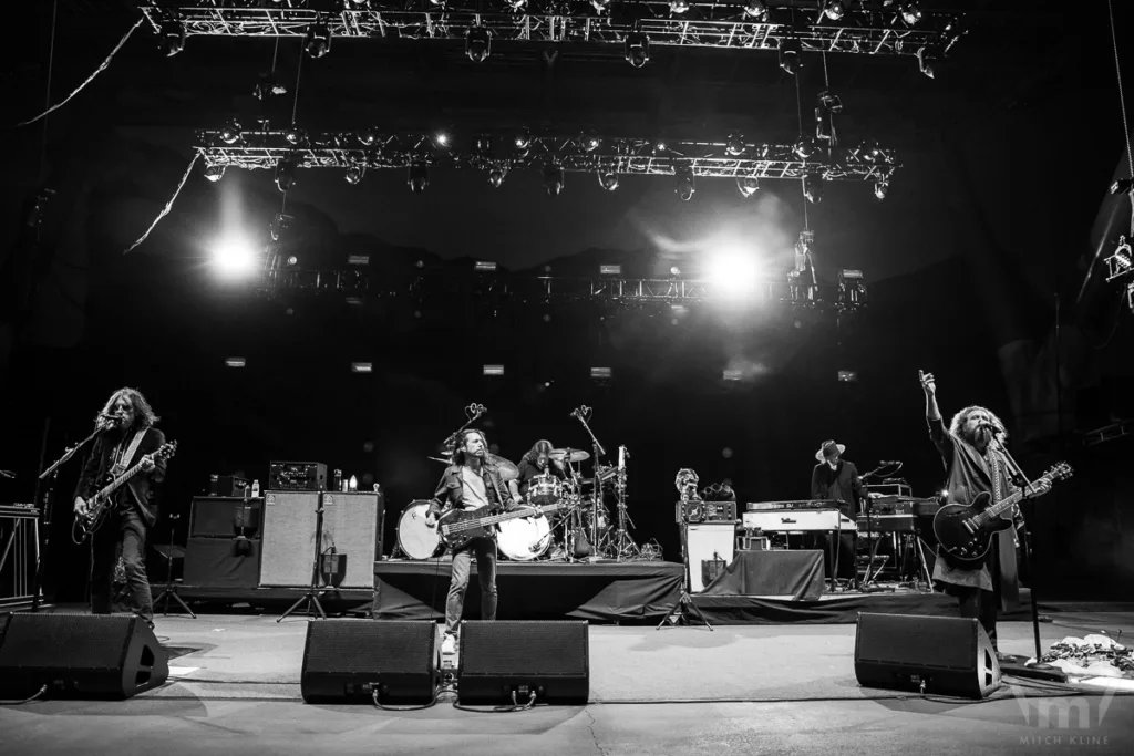 My Morning Jacket, Aug 26, 2022, Red Rocks Amphitheatre, Morrison, CO. Photo by Mitch Kline.