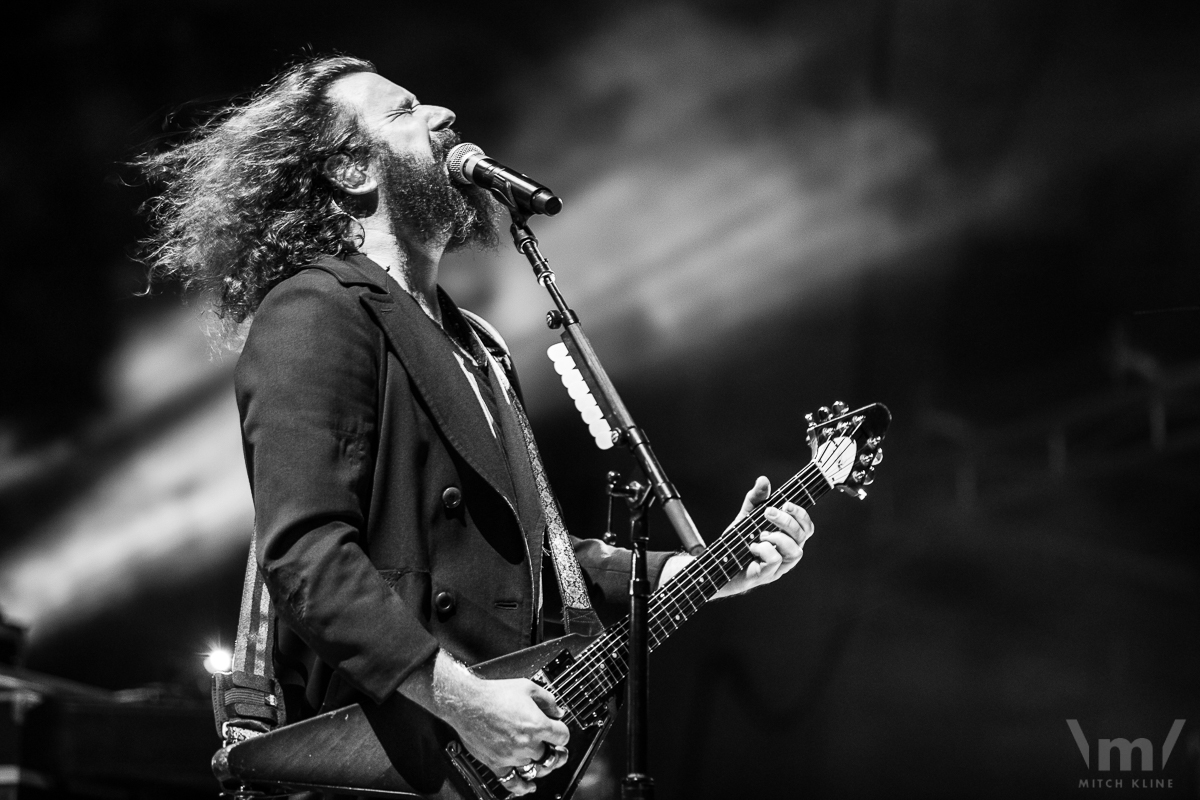 Jim James, My Morning Jacket, Aug 26, 2022, Red Rocks Amphitheatre, Morrison, CO. Photo by Mitch Kline.