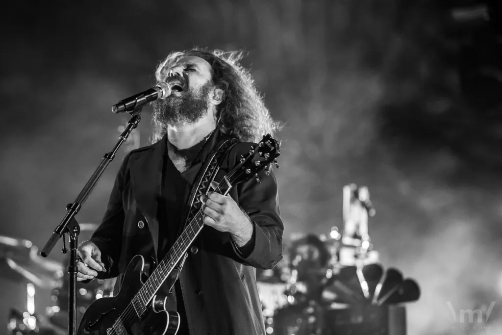 Jim James, My Morning Jacket, Aug 26, 2022, Red Rocks Amphitheatre, Morrison, CO. Photo by Mitch Kline.
