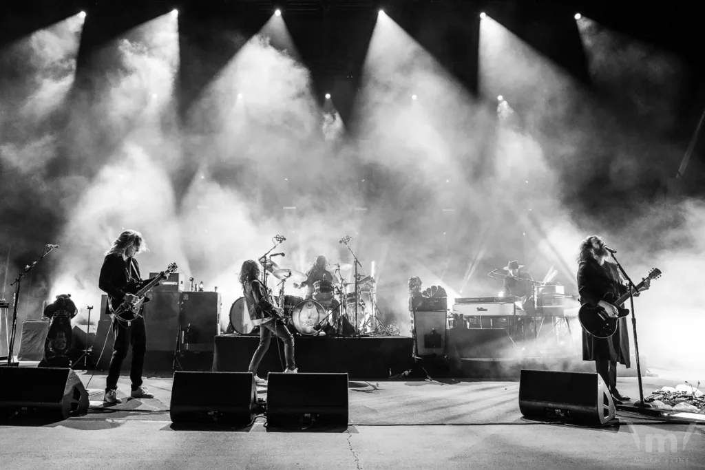 My Morning Jacket, Aug 26, 2022, Red Rocks Amphitheatre, Morrison, CO. Photo by Mitch Kline.