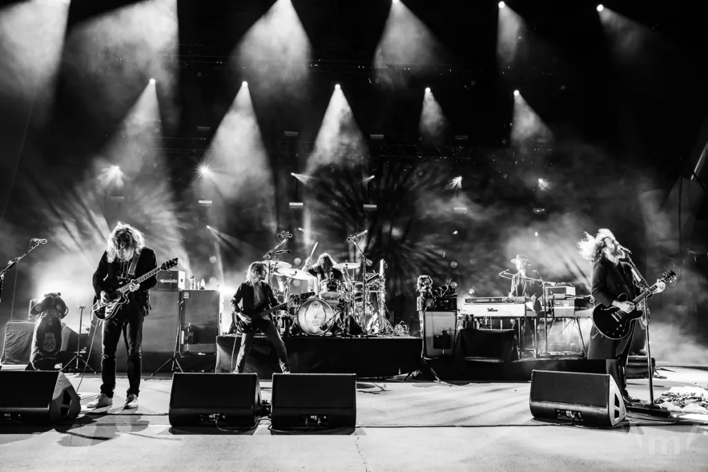 My Morning Jacket, Aug 26, 2022, Red Rocks Amphitheatre, Morrison, CO. Photo by Mitch Kline.