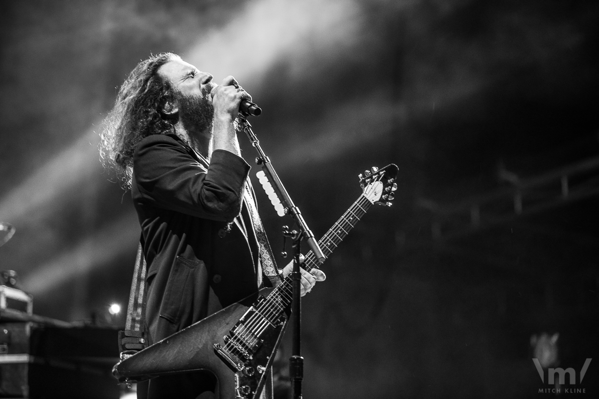 Jim James, My Morning Jacket, Aug 26, 2022, Red Rocks Amphitheatre, Morrison, CO. Photo by Mitch Kline.