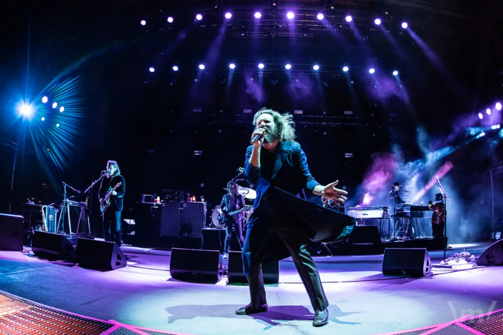 My Morning Jacket, Aug 26, 2022, Red Rocks Amphitheatre, Morrison, CO. Photo by Mitch Kline.