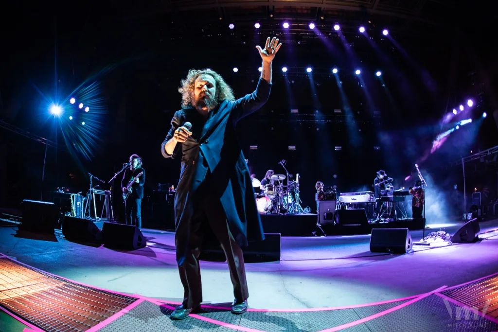 My Morning Jacket, Aug 26, 2022, Red Rocks Amphitheatre, Morrison, CO. Photo by Mitch Kline.