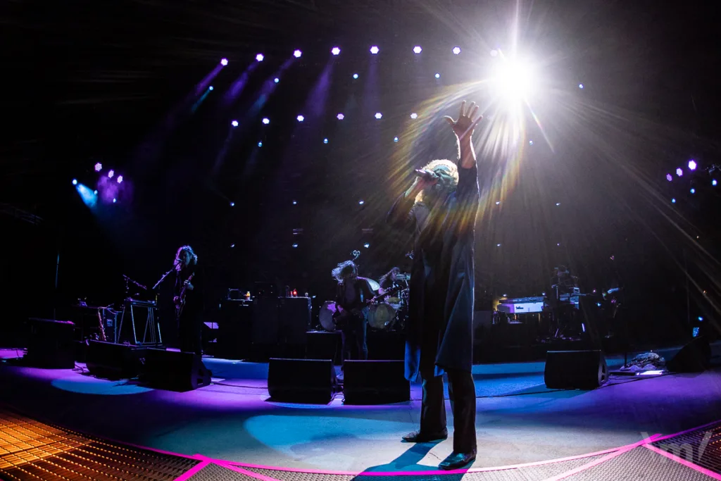 My Morning Jacket, Aug 26, 2022, Red Rocks Amphitheatre, Morrison, CO. Photo by Mitch Kline.