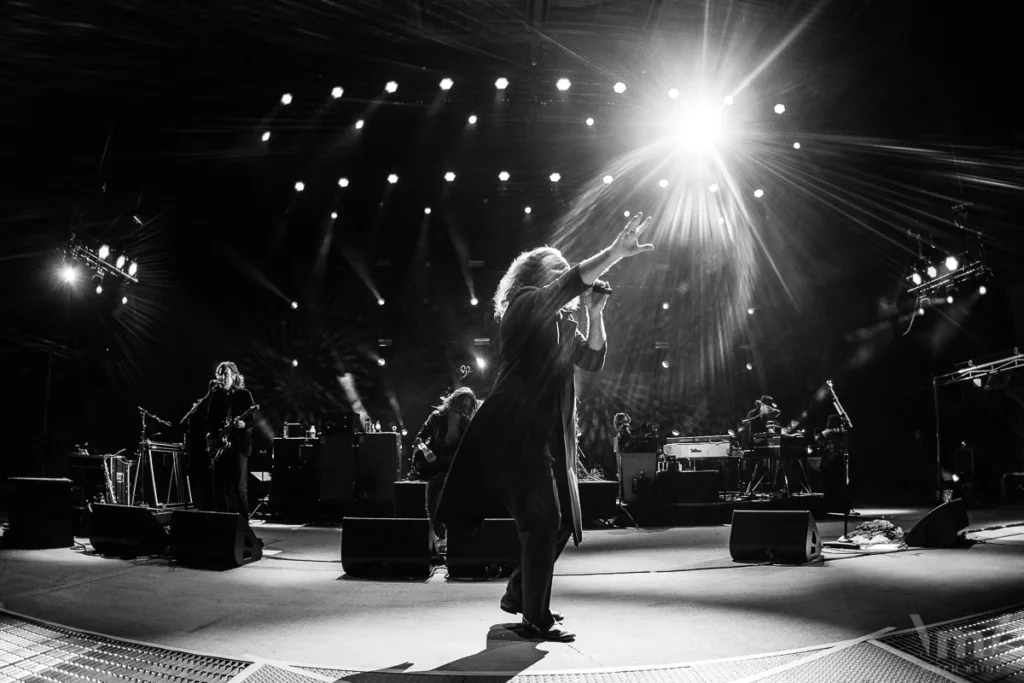 Jim James, My Morning Jacket, Aug 26, 2022, Red Rocks Amphitheatre, Morrison, CO. Photo by Mitch Kline.