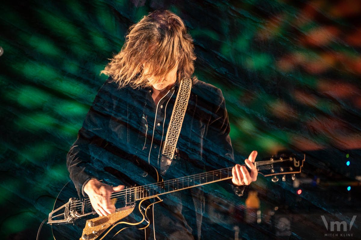 Carl Broemel, My Morning Jacket, Aug 26, 2022, Red Rocks Amphitheatre, Morrison, CO. Photo by Mitch Kline.