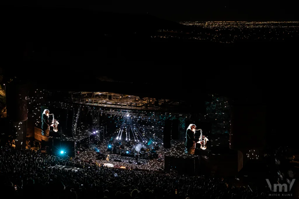 My Morning Jacket, Aug 26, 2022, Red Rocks Amphitheatre, Morrison, CO. Photo by Mitch Kline.