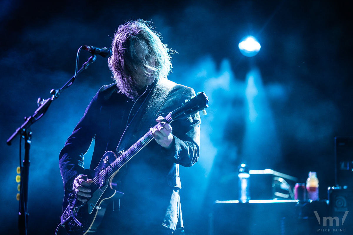 Carl Broemel, My Morning Jacket, Aug 26, 2022, Red Rocks Amphitheatre, Morrison, CO. Photo by Mitch Kline.