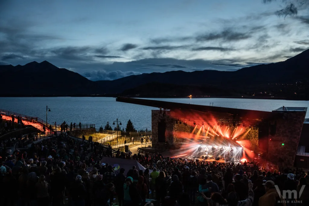 Greensky Bluegrass, Sept 14, 2022, Dillon Amphitheatre, Dillon, CO. Photo by Mitch Kline.