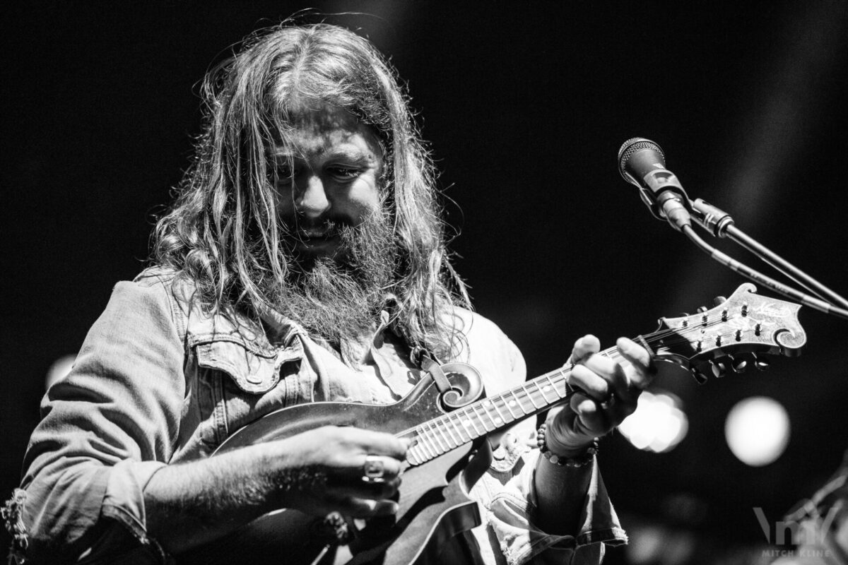 Paul Hoffman, Greensky Bluegrass, Sept 14, 2022, Dillon Amphitheatre, Dillon, CO. Photo by Mitch Kline.