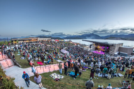 Greensky Bluegrass, Sept 14, 2022, Dillon Amphitheatre, Dillon, CO. Photo by Mitch Kline.