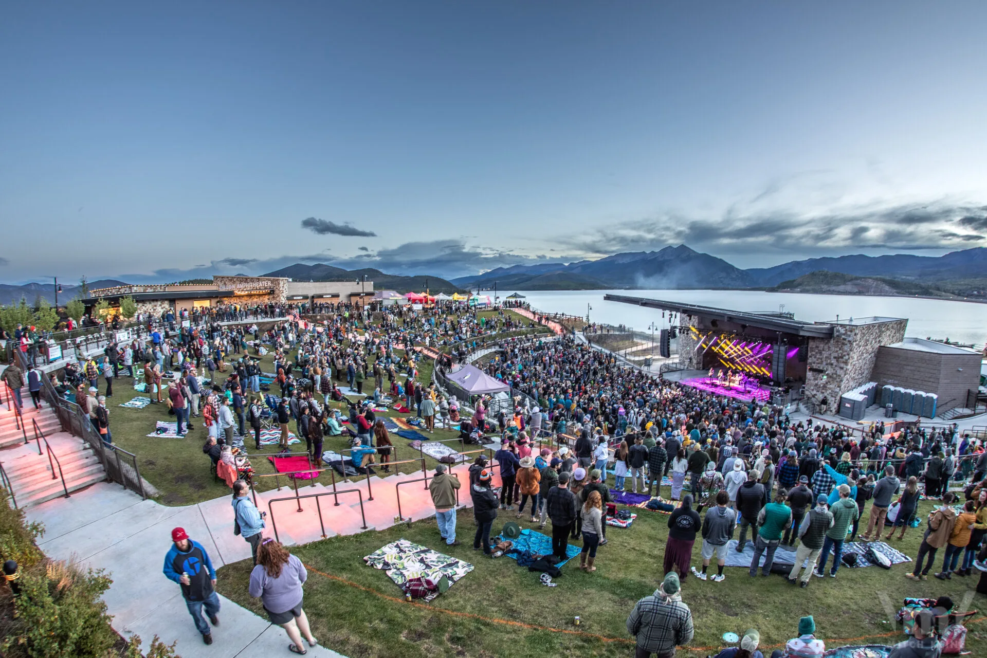 Greensky Bluegrass, Sept 14, 2022, Dillon Amphitheatre, Dillon, CO. Photo by Mitch Kline.