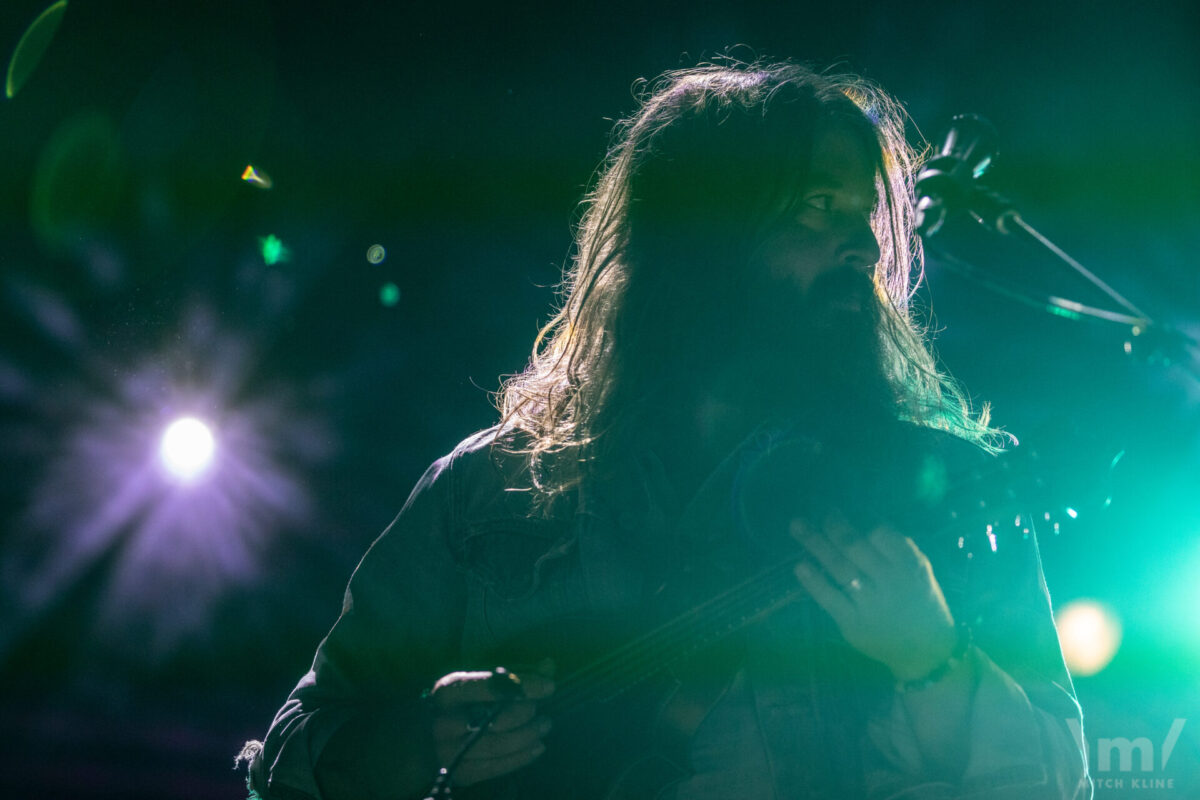 Paul Hoffman, Greensky Bluegrass, Sept 14, 2022, Dillon Amphitheatre, Dillon, CO. Photo by Mitch Kline.