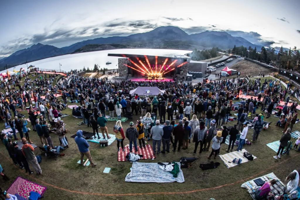 Greensky Bluegrass, Sept 14, 2022, Dillon Amphitheatre, Dillon, CO. Photo by Mitch Kline.