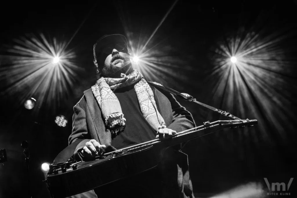 Anders Beck, Greensky Bluegrass, Sept 14, 2022, Dillon Amphitheatre, Dillon, CO. Photo by Mitch Kline.