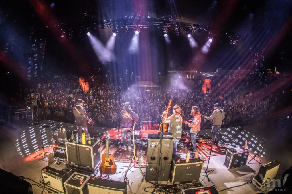 Greensky Bluegrass, Sept 14, 2022, Dillon Amphitheatre, Dillon, CO. Photo by Mitch Kline.