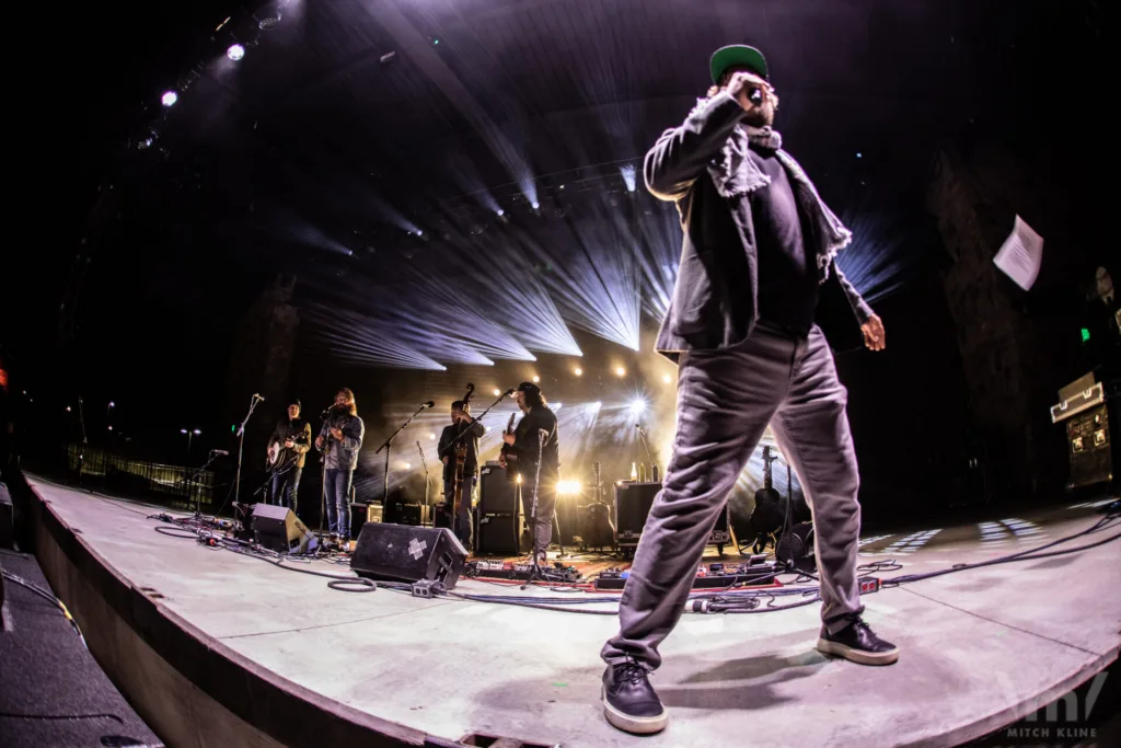 Greensky Bluegrass, Sept 14, 2022, Dillon Amphitheatre, Dillon, CO. Photo by Mitch Kline.