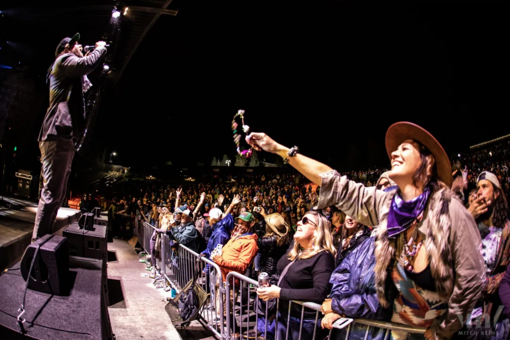 Greensky Bluegrass, Sept 14, 2022, Dillon Amphitheatre, Dillon, CO. Photo by Mitch Kline.